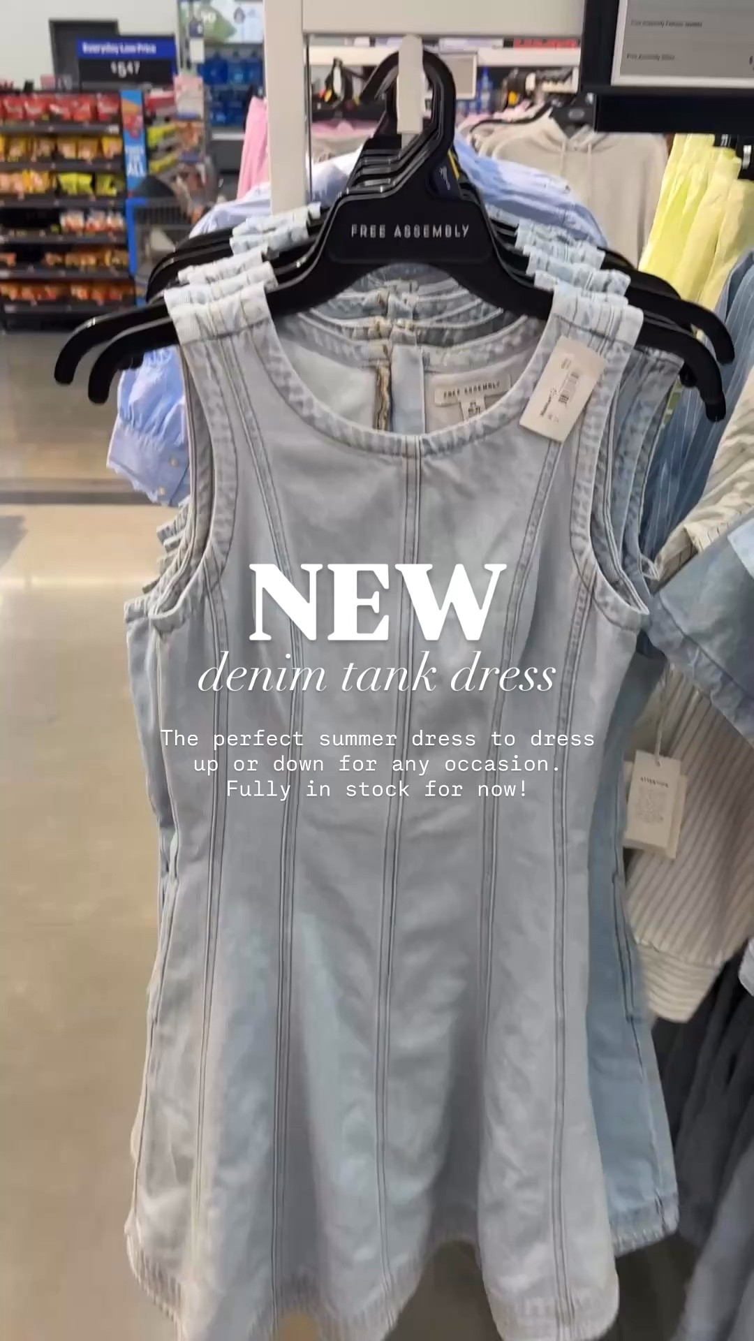 Okayyyytt Walmart 🤩✨👀🫢

The new denim tank dress from Walmart looks designer for WAY less 

#LTKmomlife #LTKgrwm #LTKdayinmylife

#LTKWorkwear #LTKBeauty #LTKTravel