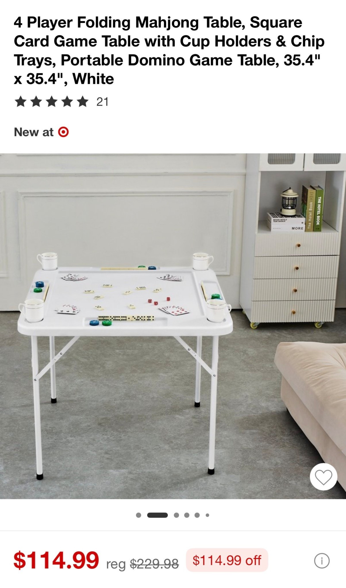 Such a cute portable #mahjong table on sale!