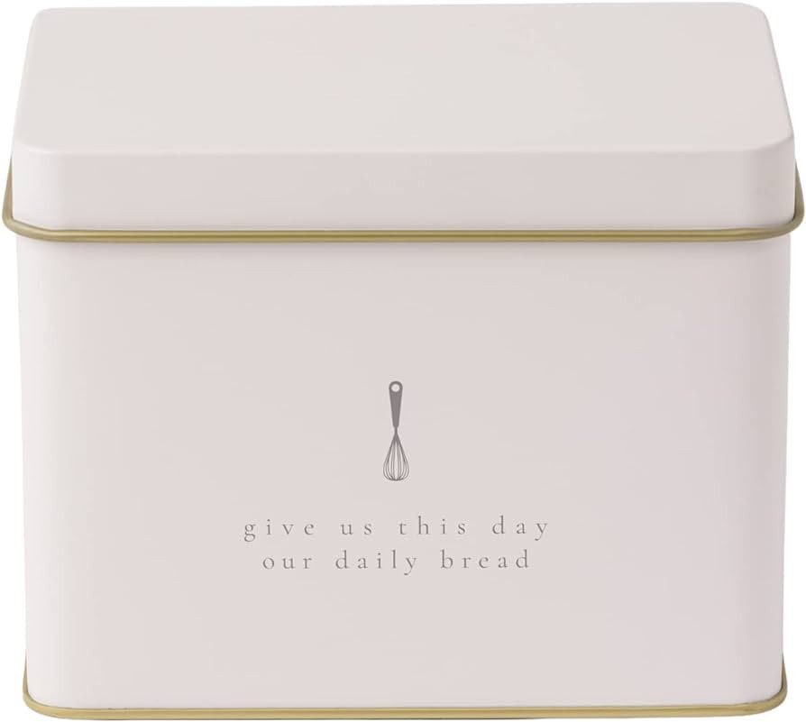 PPP Recipe Tin in Cream | Classic and Neutral | Includes 25 Blank Recipe Cards | Gold Metallic In... | Amazon (US)