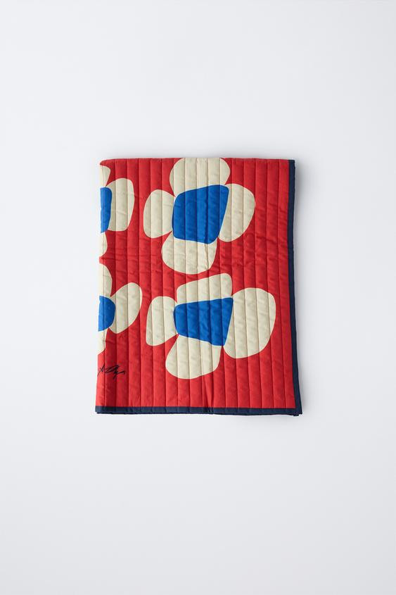 FLORAL PRINT BLANKET | Zara US