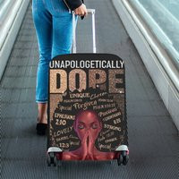 Unapologetically Dope Luggage Cover, Black Girl, African American, Woman, Protector, Boss Chic, Suit Case Covers, Keenicole | Etsy (US)