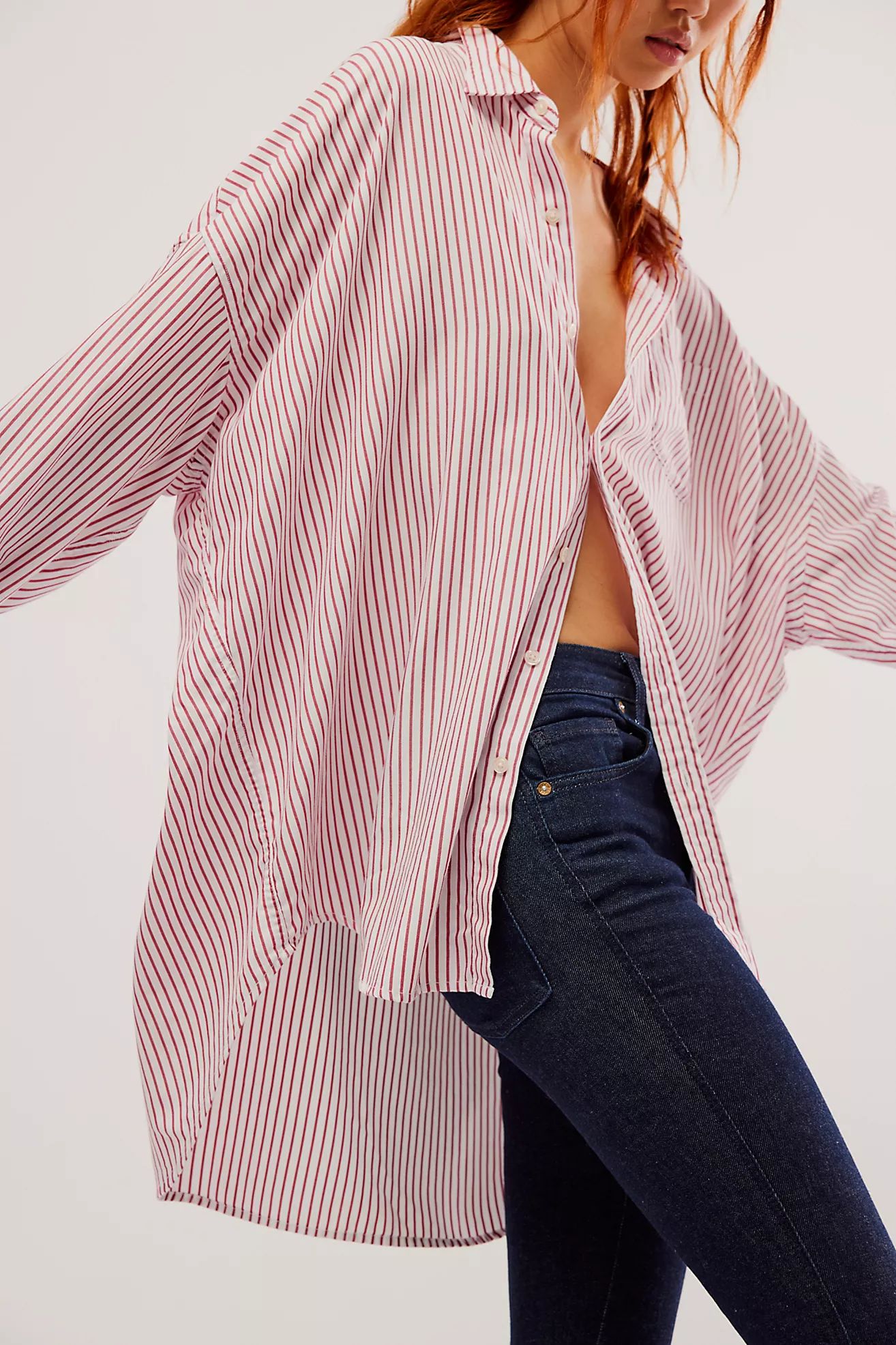Denimist Button Front Shirt | Free People (Global - UK&FR Excluded)