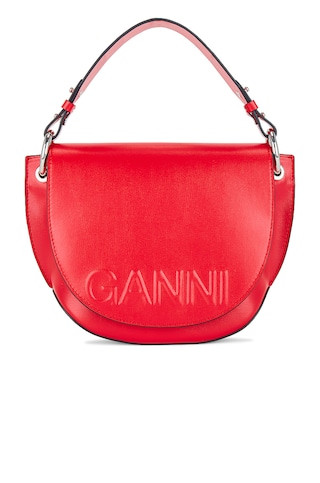 Ganni Saddle Bag in Barbados Cherry from Revolve.com | Revolve Clothing (Global)