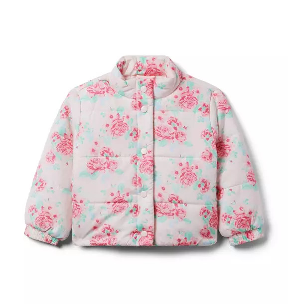Floral Puffer Jacket | Janie and Jack