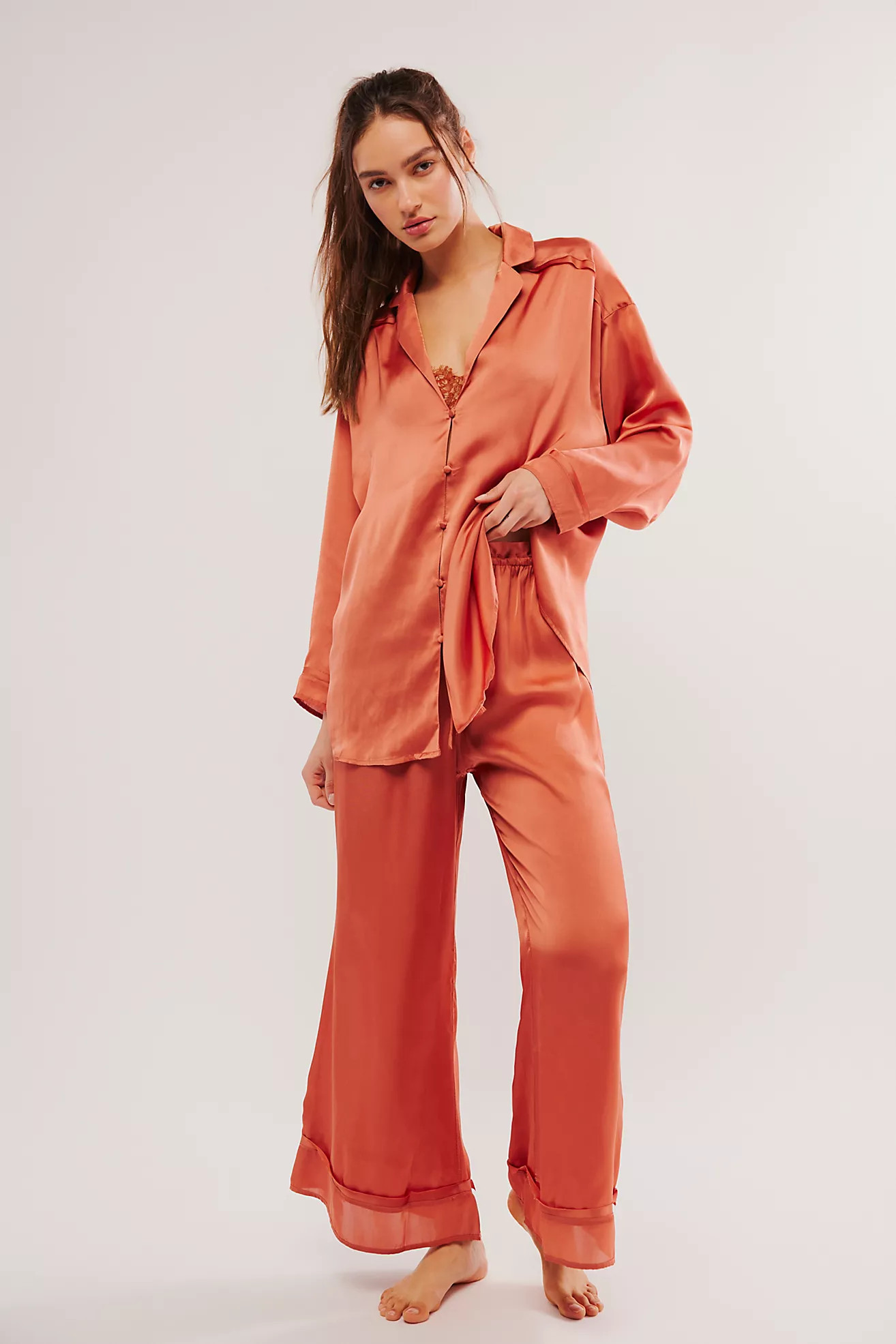 Dreamy Days Solid PJ Set | Free People (Global - UK&FR Excluded)
