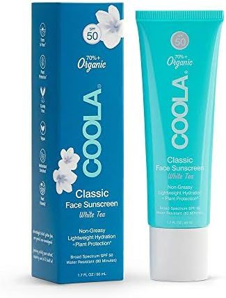 COOLA Organic Face Sunscreen & Sunblock Lotion, Skin Care for Daily Protection, Broad Spectrum SPF 5 | Amazon (US)