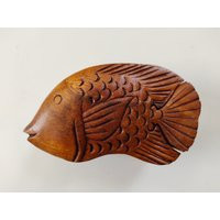 Wooden Magic Jewelry Box - Puzzle Fish | Etsy (US)