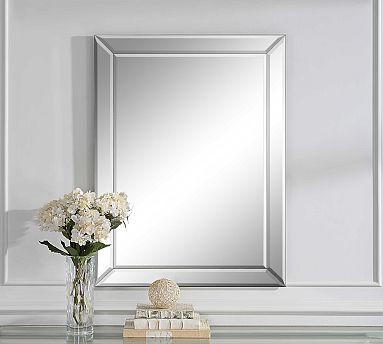 Isabella Beveled Rectangular Wall Mirror | Pottery Barn (US)