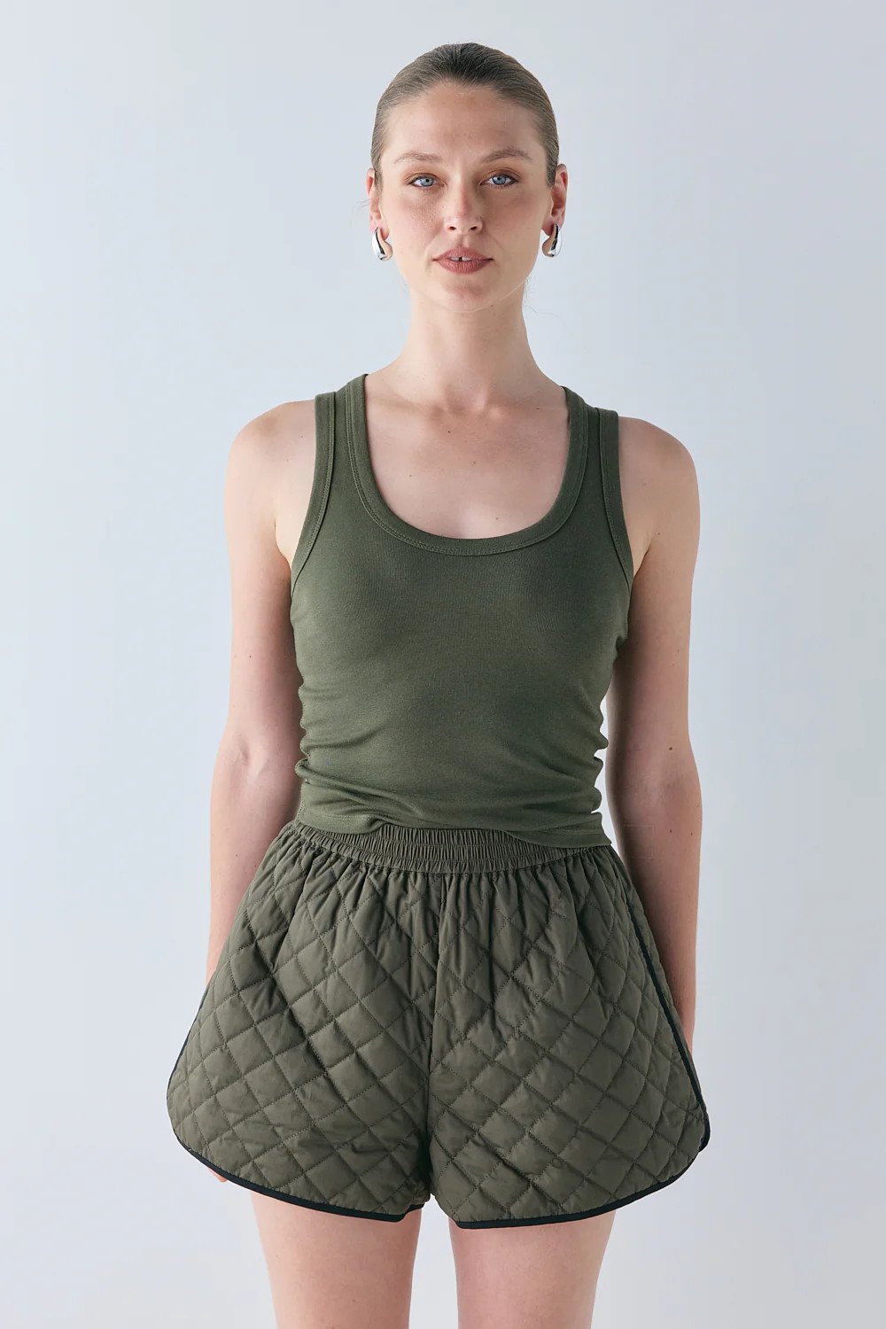 Yvette Shorts Khaki | VRG Grl