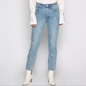 Joie Weslyn D Embellished Pearl Jeans Denim 26 | Poshmark