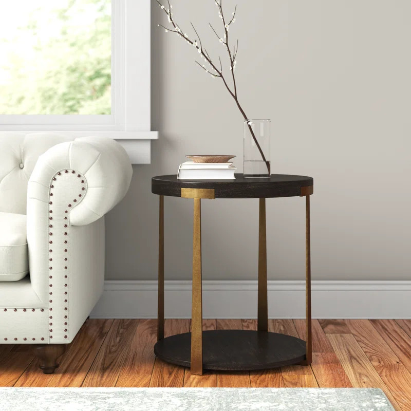 Sinegal 24'' Tall Floor Shelf End Table | Wayfair North America