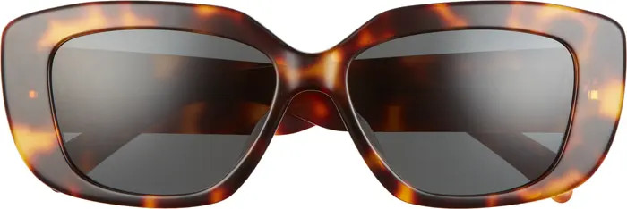 CELINE Triomphe 55mm Rectangular Sunglasses | Nordstrom | Nordstrom