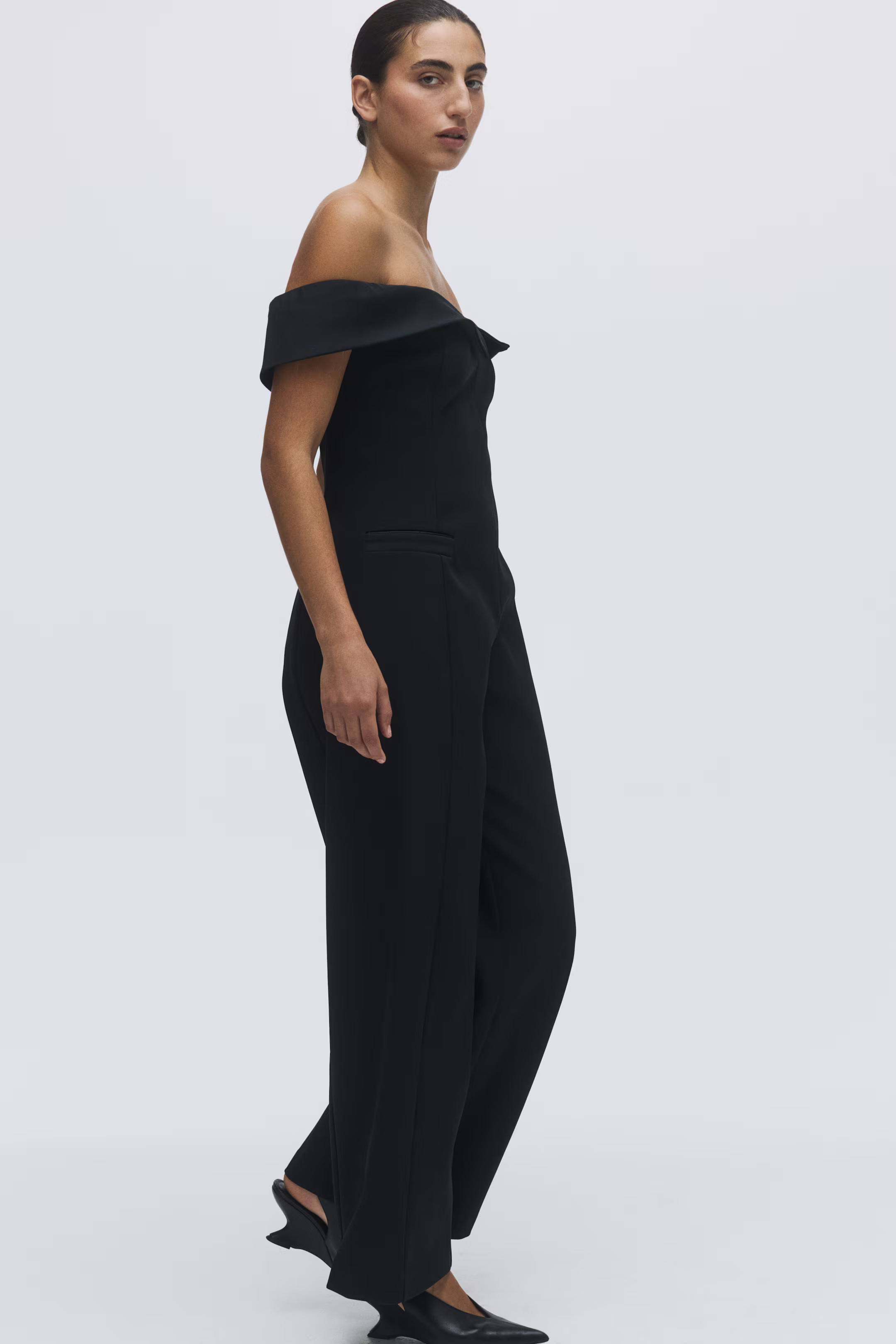 Off-the-Shoulder Jumpsuit | H&M (US + CA)