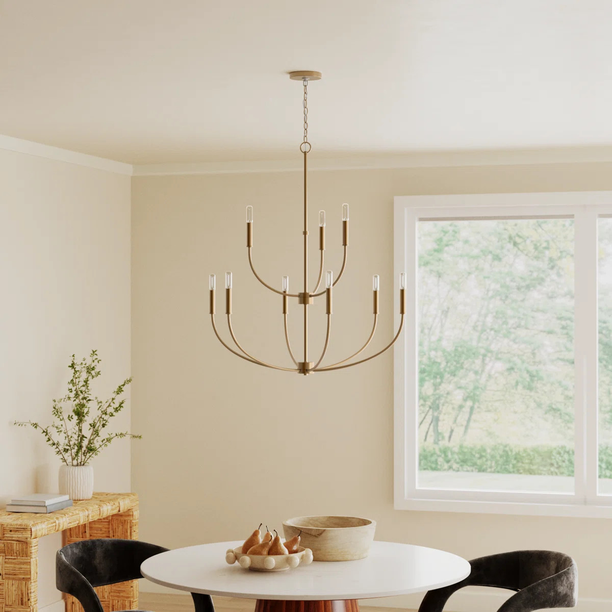Kendrey 9 - Light Dimmable Classic / Traditional Chandelier | Wayfair North America