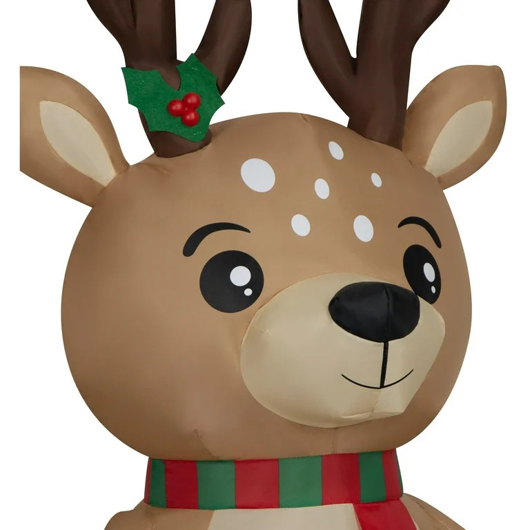 New Christmas Airblown Inflatables Yard Decoration Baby Reindeer, 3.5 ft - Walmart.com | Walmart (US)