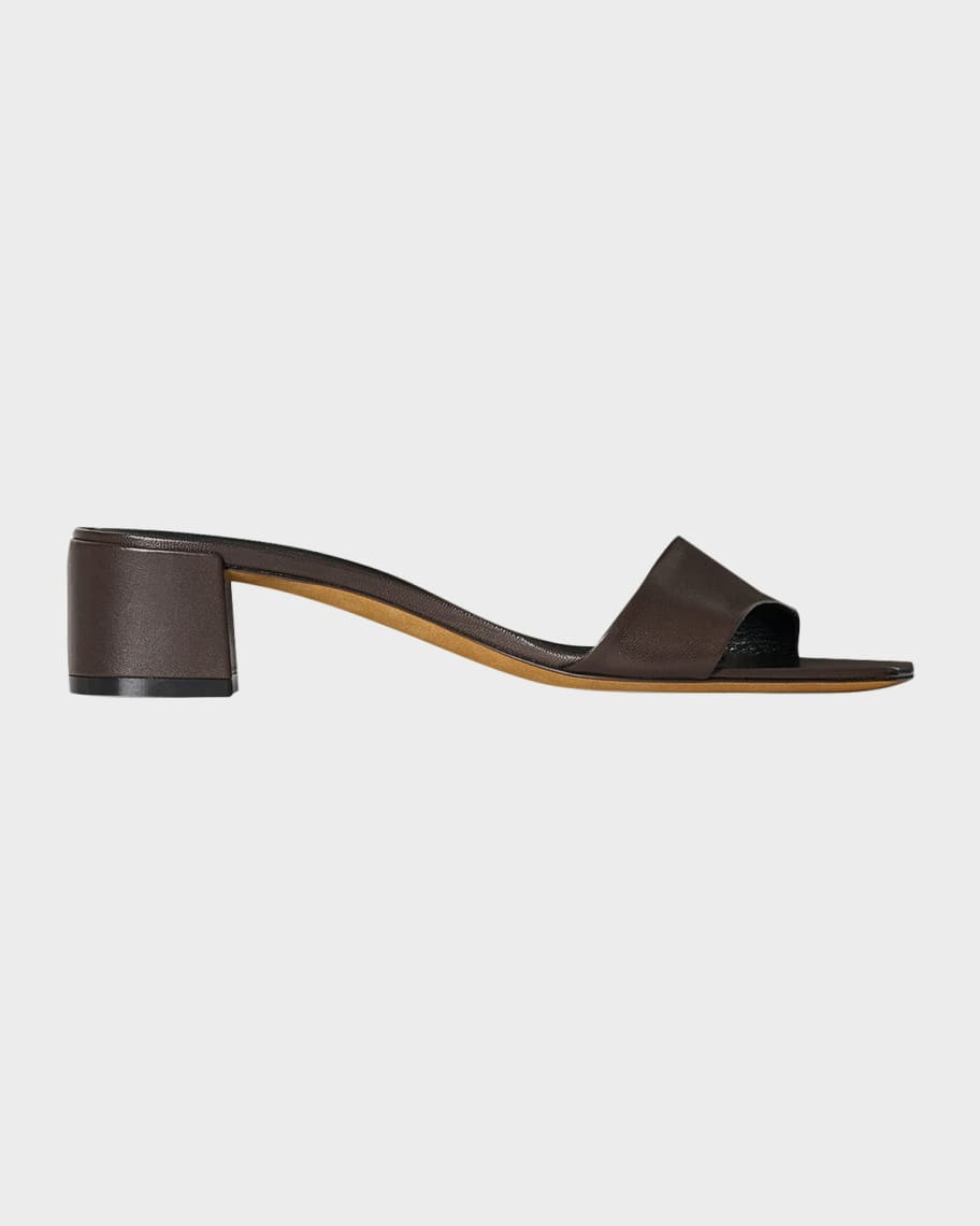 Leather Mule Sandals | Neiman Marcus