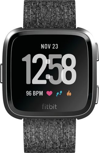 Fitbit - Versa Special Edition - Charcoal | Best Buy U.S.