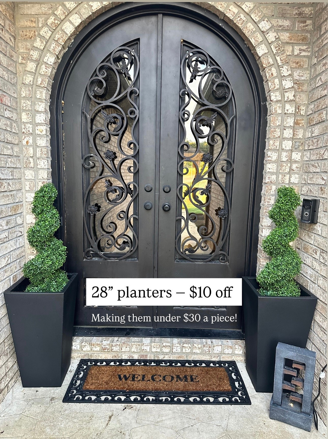 Under $30 planters! 28” black square planters for patio or front door


#LTKHome #LTKSaleAlert #LTKFindsUnder50