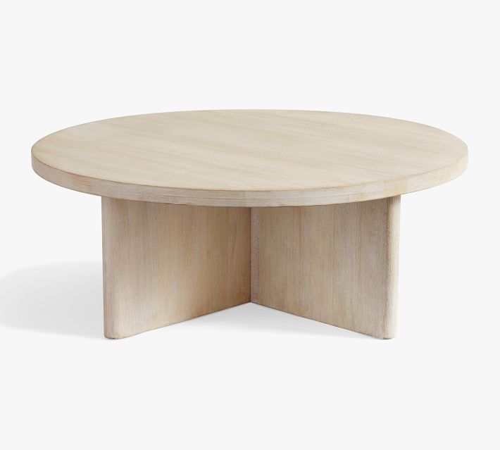 Cayman Round Coffee Table | Pottery Barn (US)