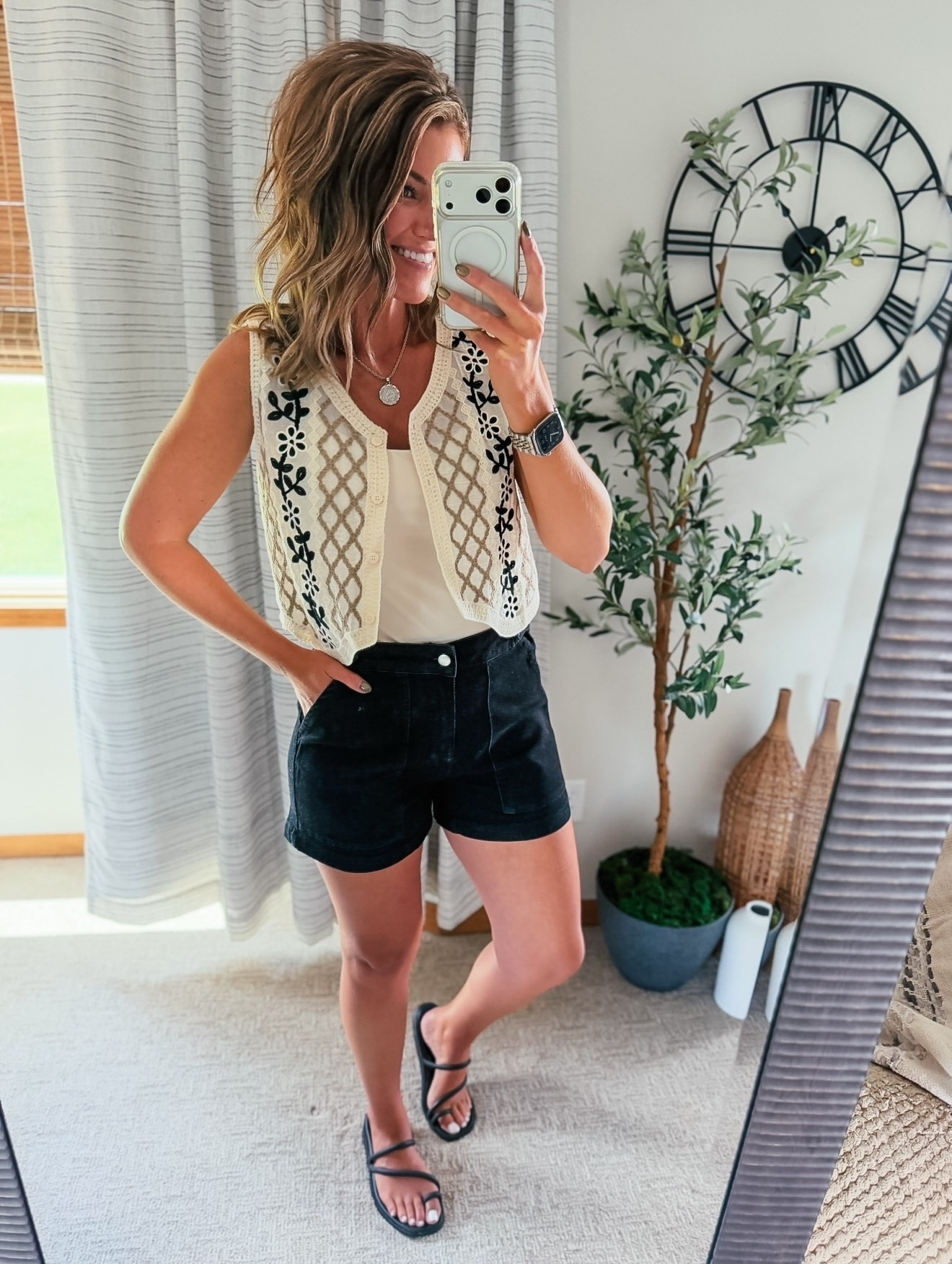 Found cinch waist shorts on Amazon. No need to splurge on Levi’s. 
Wearing medium (size down if between)

#LTKootd #LTKmomlife #LTKSeasonal