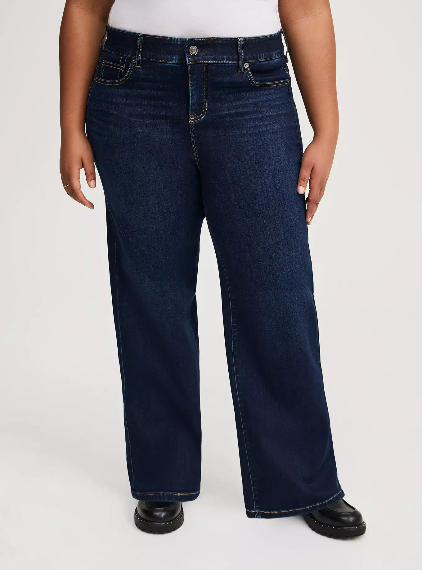 Bombshell Wide Leg High-Rise Jean | Torrid (US & Canada)