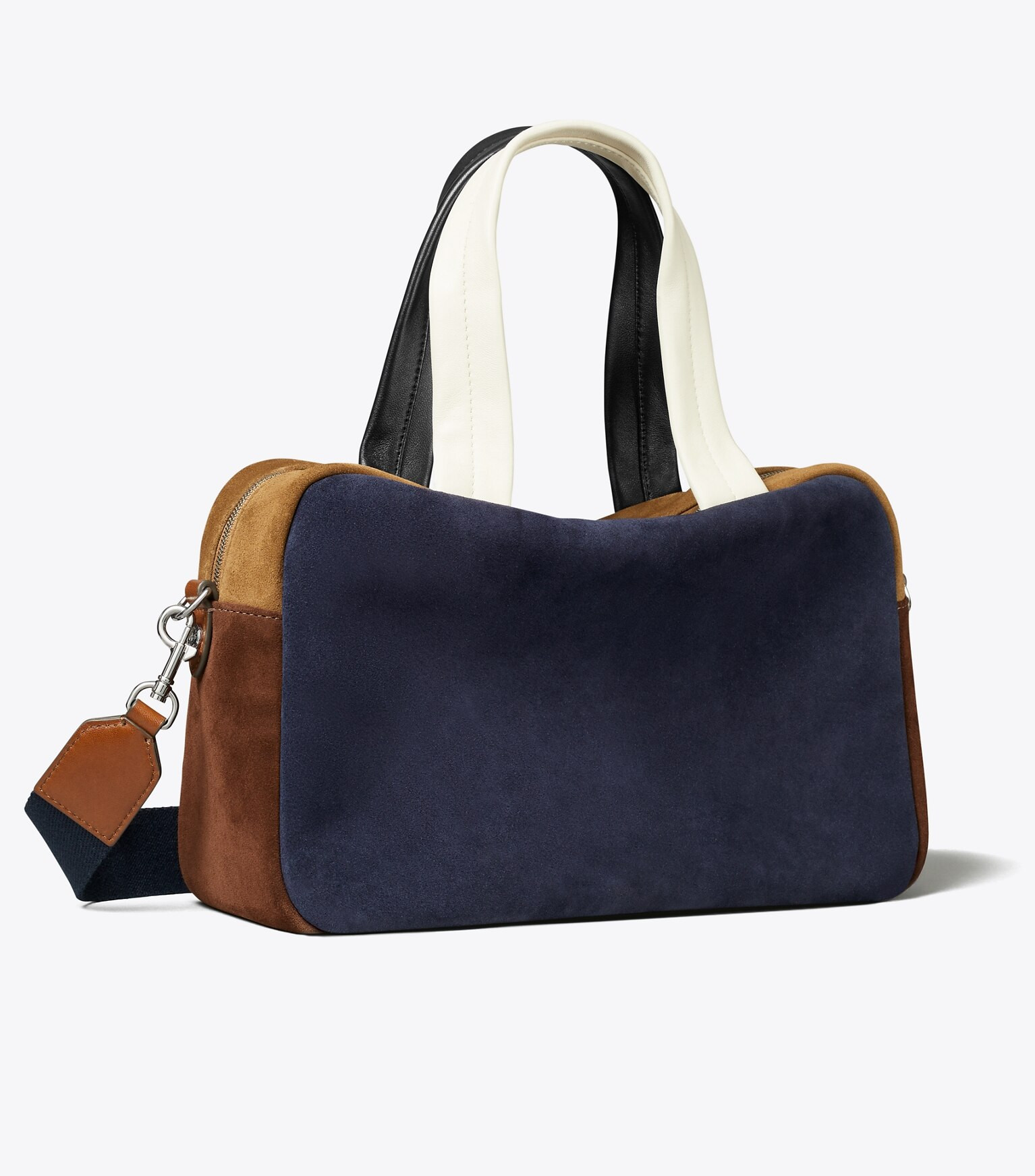 COLORBLOCK SUEDE SATCHEL | Tory Burch (US)