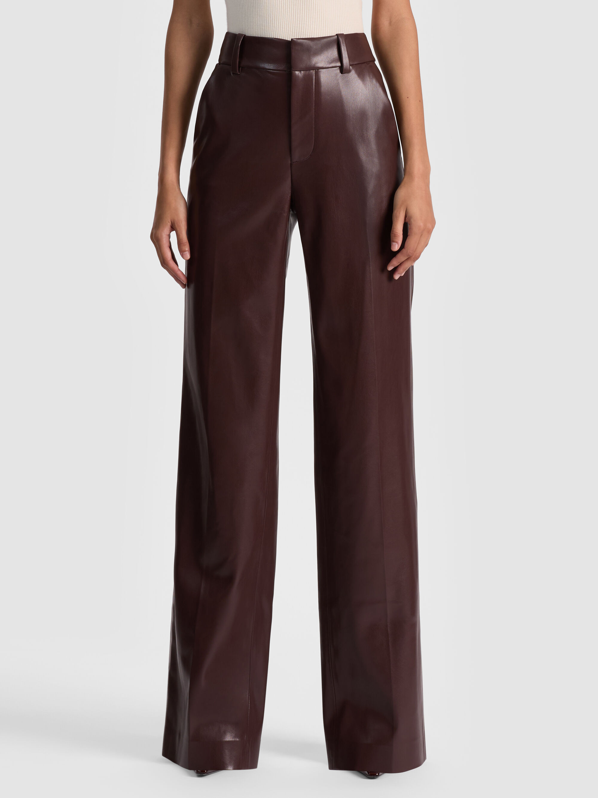 ALEXANDER VEGAN TROUSER | Alice + Olivia