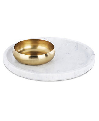 Uptown Marble Chip Dip Bowl | Macy's