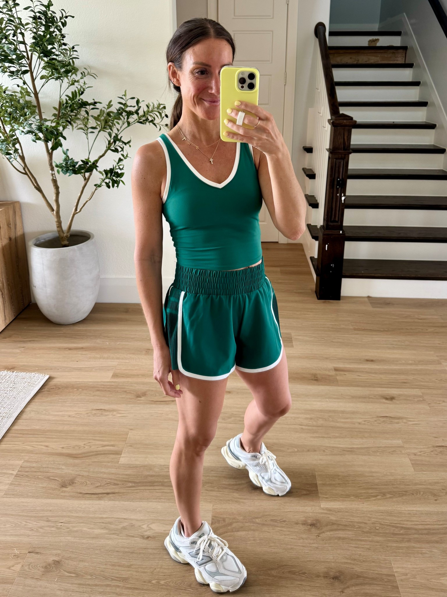Target active set I’ve been wearing on repeat! Love the green. Top has built in bra! In smalls, fit is tts


#LTKActive #LTKStyleTip #LTKFindsUnder50