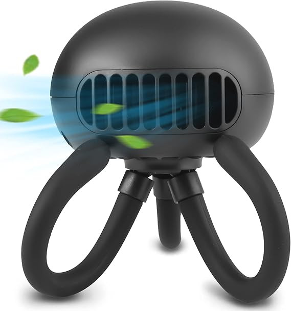 Stroller Fan Portable Bladeless Fan ​Mini Handheld Fan with Flexible Tripod Clip on Stroller Fa... | Amazon (US)