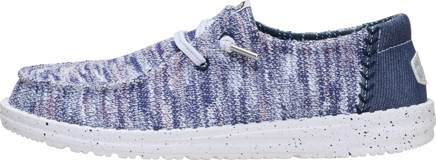 HEYDUDE Women's Wendy Knit Shimmer Slip On Loafer | Lurex Upper | Amazon (US)