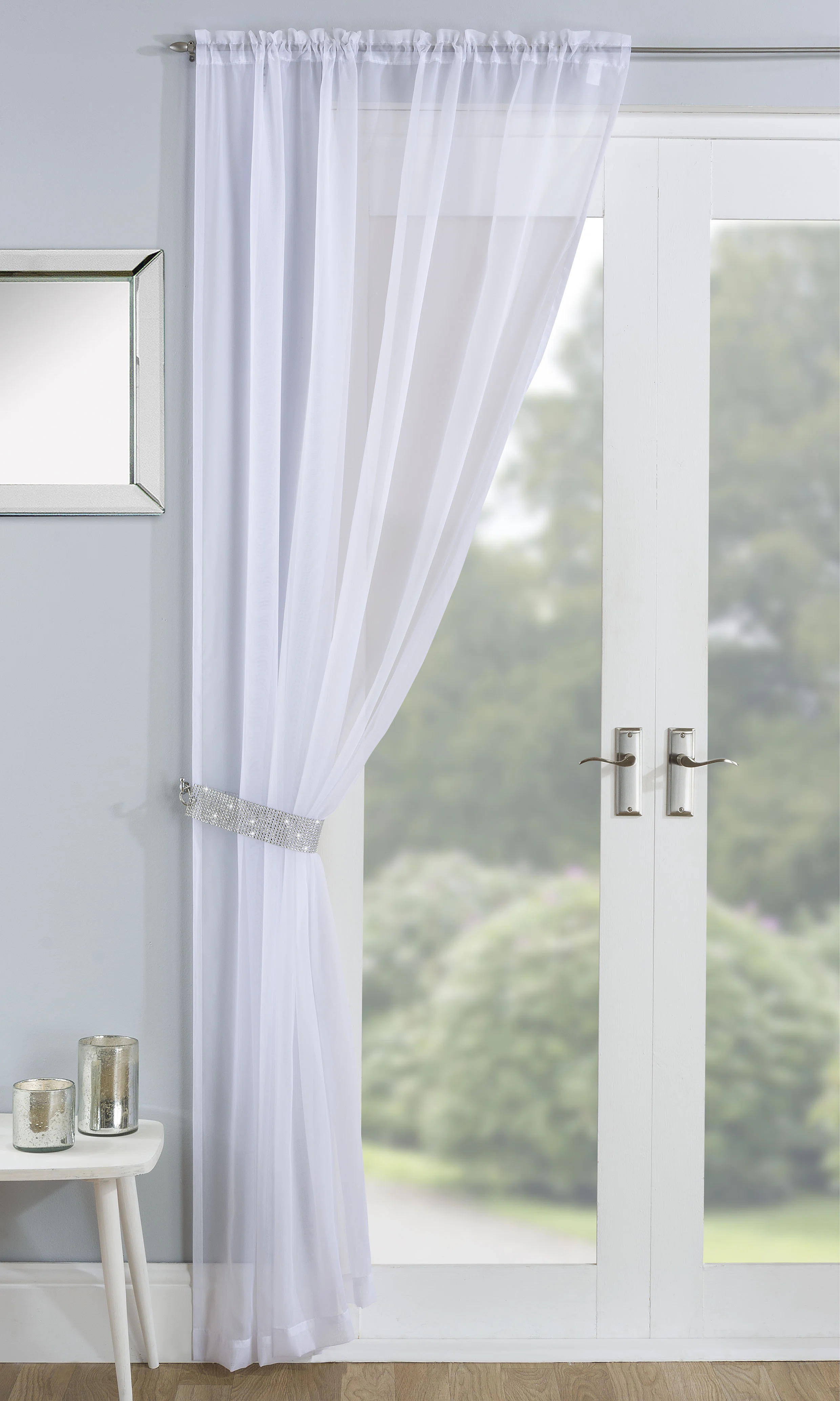 Morganne Polyester Sheer Curtain Single Panel | Wayfair UK