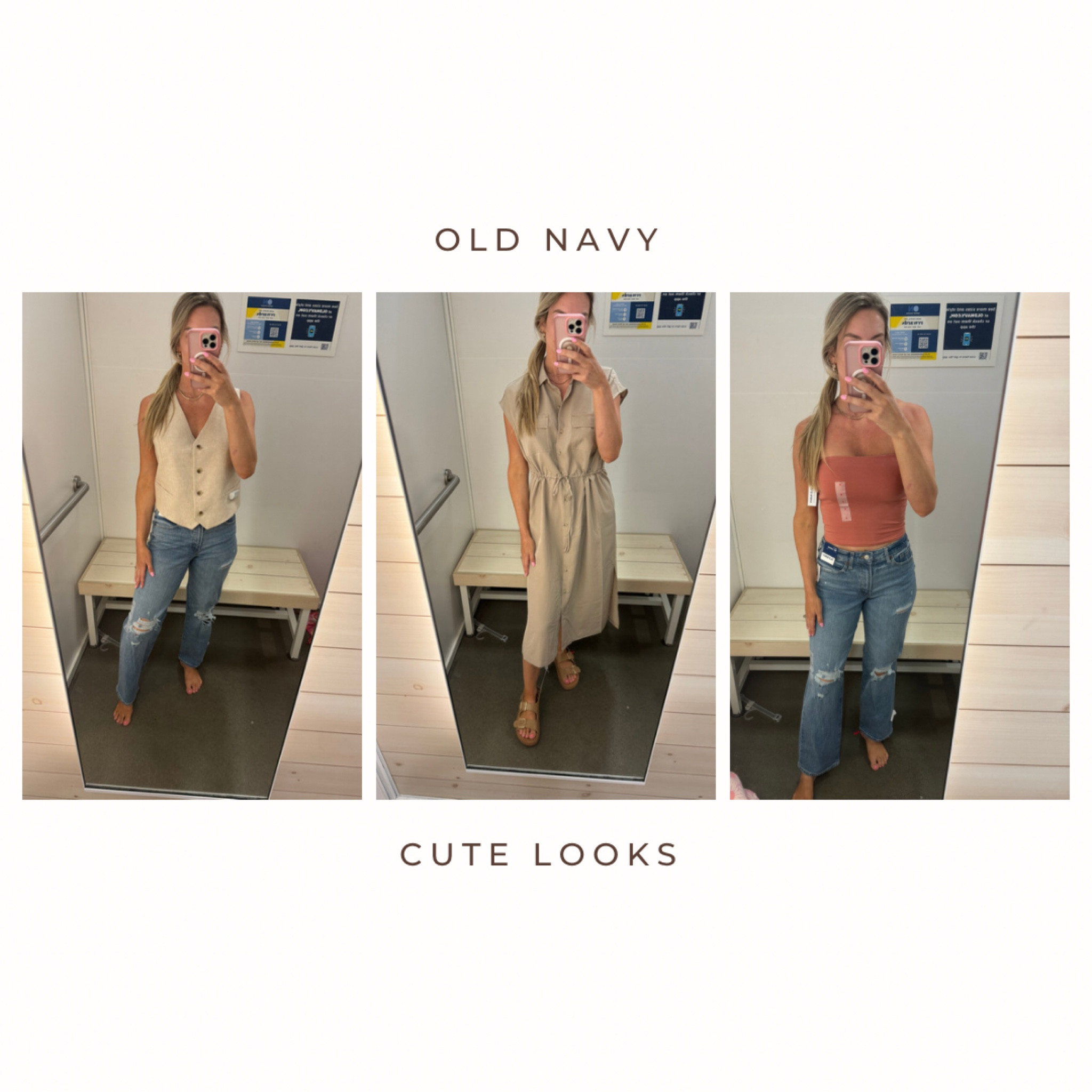 Loving these looks from Old Navy ⭐️

Wearing medium in tops, 4 in jeans and M in dress. Everyone on sale!! 


#LTKsalealert #LTKstyletip #LTKworkwear
