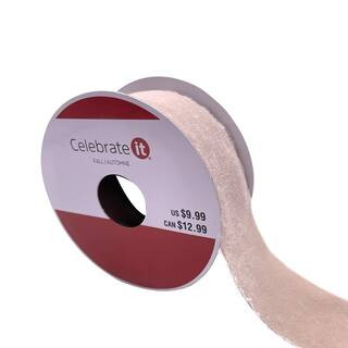 1.5" x 2yd. Velvet Frayed Edge Ribbon by Celebrate It™ Fall | Michaels | Michaels Stores