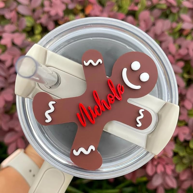 Christmas Personalized Name Plate for Stanley 20 30 40 Oz,Custom Name Tag for Stanley Cup - Raise... | Amazon (US)