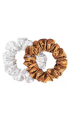 slip Crystal Scrunchie Duo in Star Dust from Revolve.com | Revolve Clothing (Global)