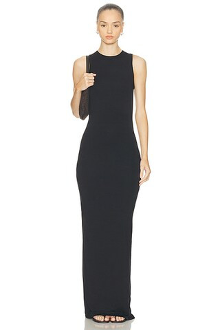 Sleeveless Crewneck Soft Jersey Maxi Dress | FWRD 