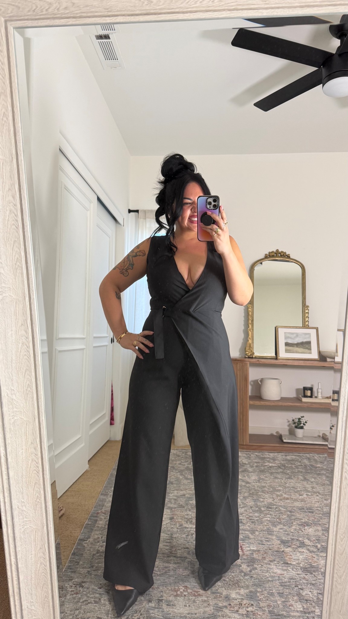 i’m wearing a size large in this express jumpsuit and i’m usually a size 14! 🖤

#LTKgrwm #LTKvlog #LTKootd