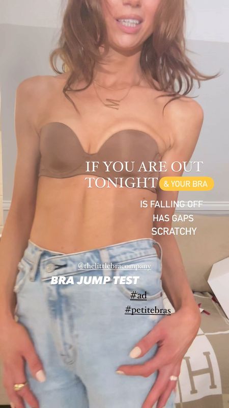 🚨 small boobies PSA! this stays on even when jumping around! No gaps, no tape, and a very small grippy on the bra 
Your summer go to for weddings parties and everyday 

The little bra company 
#ad #petitebras 
Sizes 30A-34C 
80% of women wearing the wrong bra 
Small Boobies PSA, Small Chest, small bust 

Small chest to perky chest

Follow my shop @meganquist on the @shop.LTK app to shop this post and get my exclusive app-only content!

#liketkit #LTKGiftGuide #LTKWedding #LTKParties
@shop.ltk
https://liketk.it/4HBtj

#LTKGiftGuide #LTKWorkwear #LTKWedding