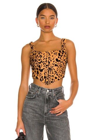 superdown Savanah Bustier Top en Leopard from Revolve.com | Revolve Clothing (Global)