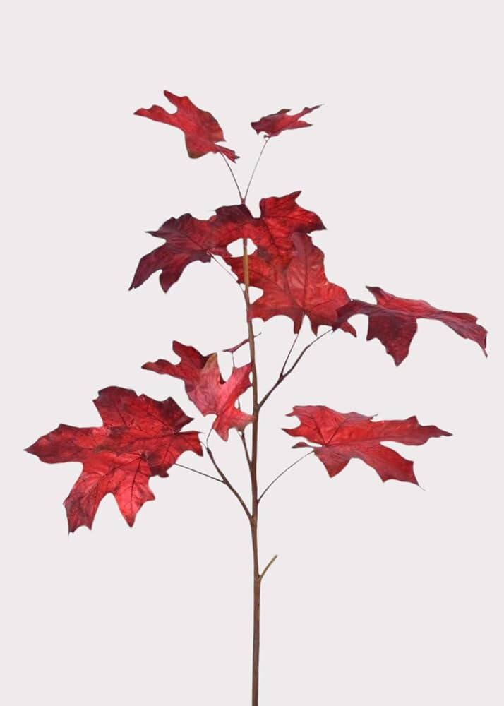 Afloral Luxurious Artificial Red Maple Leaf Branch - 35.25" | Amazon (US)