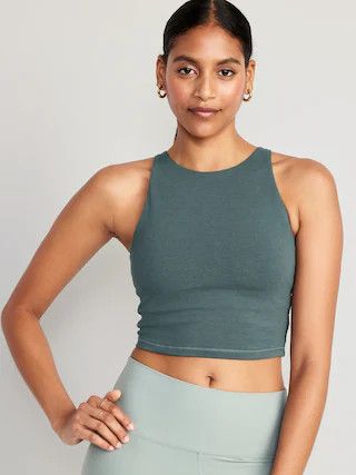 Light Support PowerChill Longline Sports Bra Tank for Women | Old Navy (US)