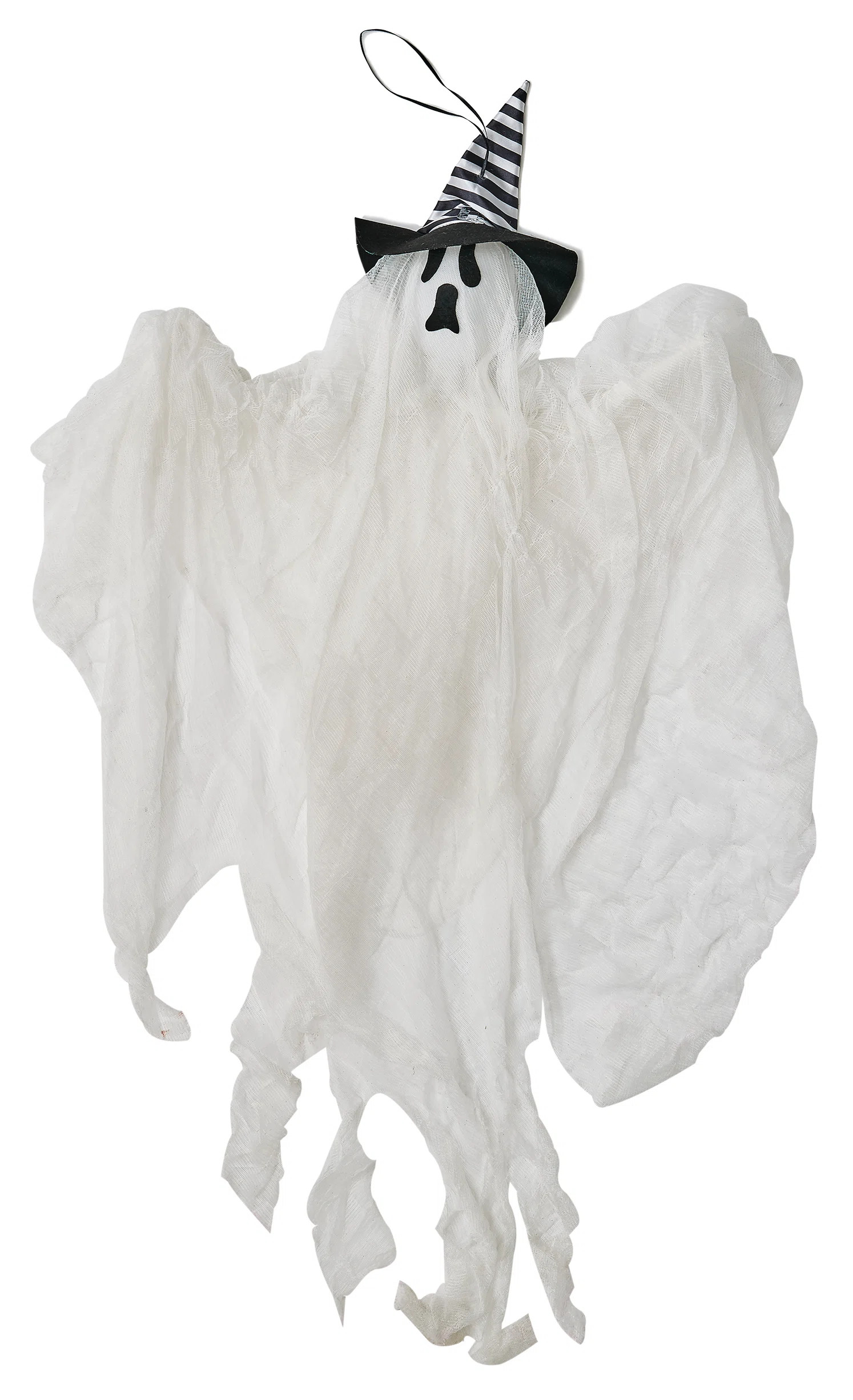 57" Halloween Hanging Ghost with Stripe Hat | Wayfair North America
