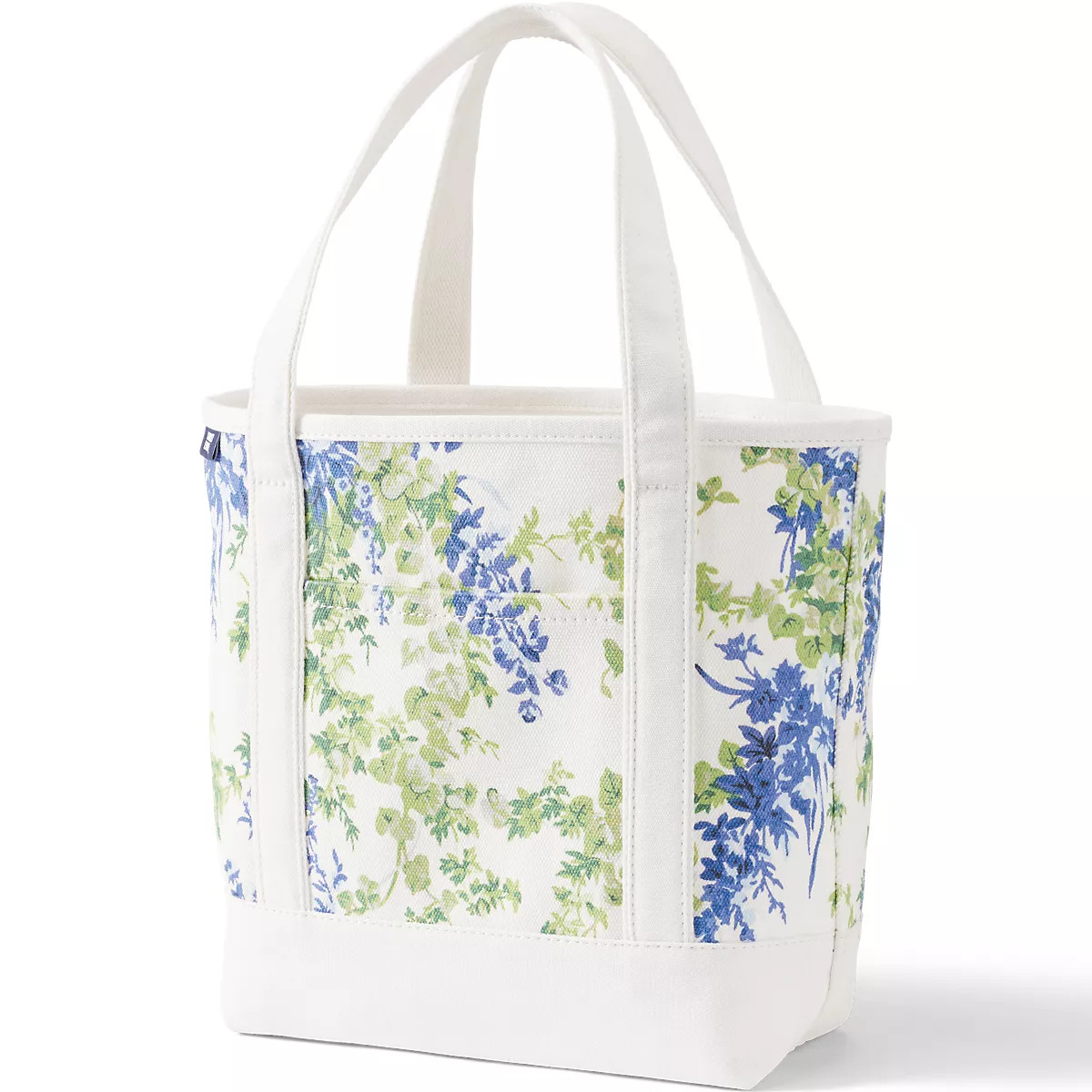 Medium Print 5 Pocket Open Top Canvas Tote Bag | Lands' End (US)