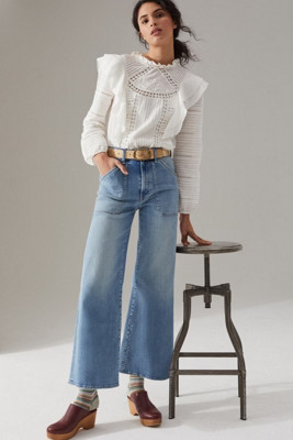 MOTHER The Patch Rambler Ultra High-Rise Relaxed Jeans | Anthropologie (US)