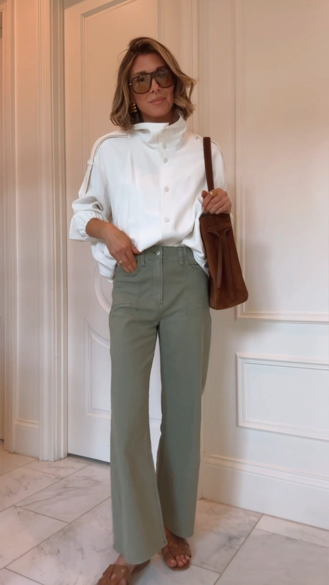 Love these pants for spring. I’m 5'7 wearing my true size 25.

#LTKootd