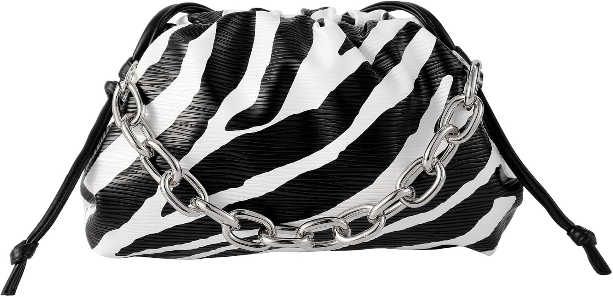 Women Dumpling Crossbody Bag Cloud Evening Bag Sparkly Clutch Purses Drawstring Strap Ruched Shou... | Amazon (US)