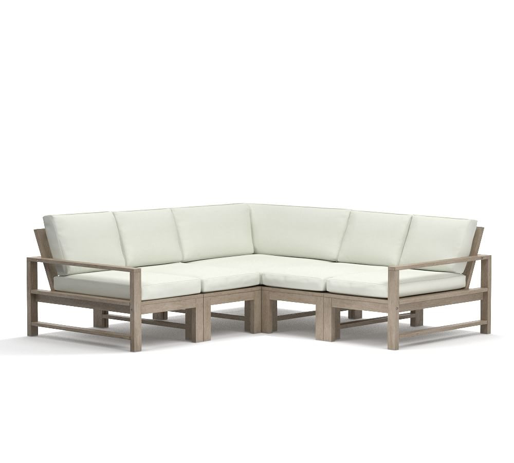 Indio FSC® Eucalyptus 5-Piece Sectional | Pottery Barn (US)
