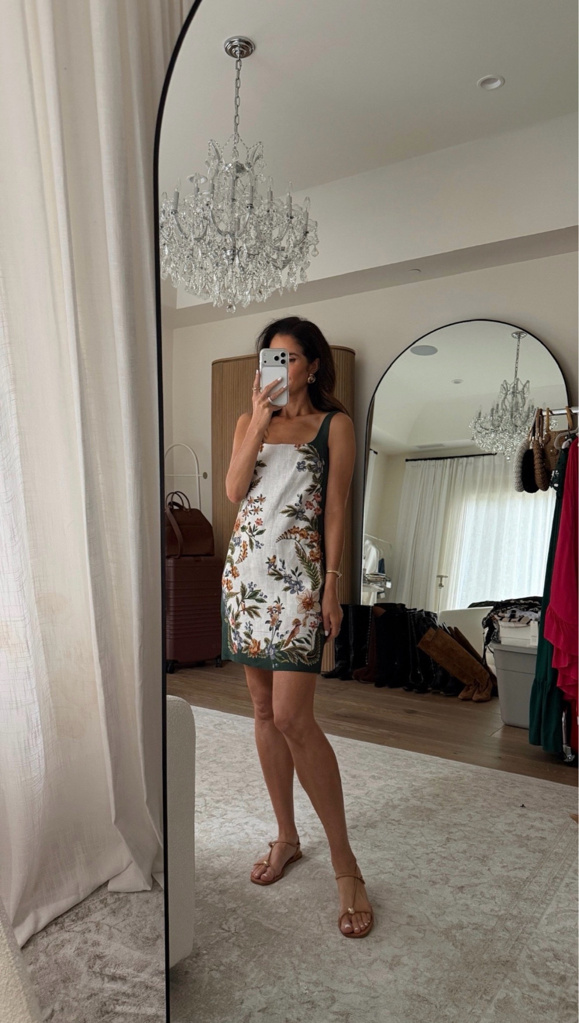 This dress is even more beautiful in person. I’m just shy of 5-7” wearing the size small XS #stylinbyaylin #aylin #vacation 

#LTKootd #LTKOver40 #LTKSeasonal