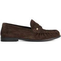 Dune London Wide Fit 'grisella' Suede Loafers In Brown | Dorothy Perkins (UK)
